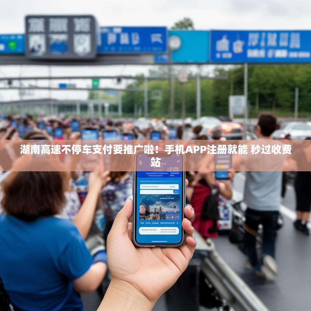 湖南高速不停车支付要推广啦！手机APP注册就能 秒过收费站