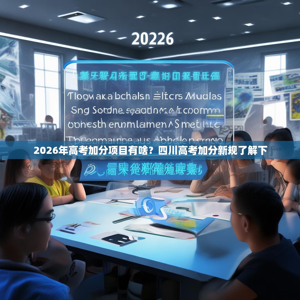 2026年高考加分项目有啥？四川高考加分新规了解下