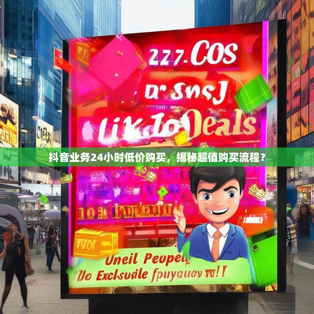 抖音业务24小时低价购买，揭秘超值购买流程？