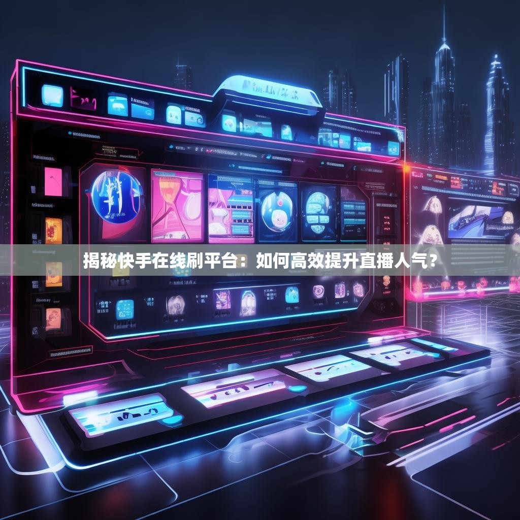 揭秘快手在线刷平台：如何高效提升直播人气？