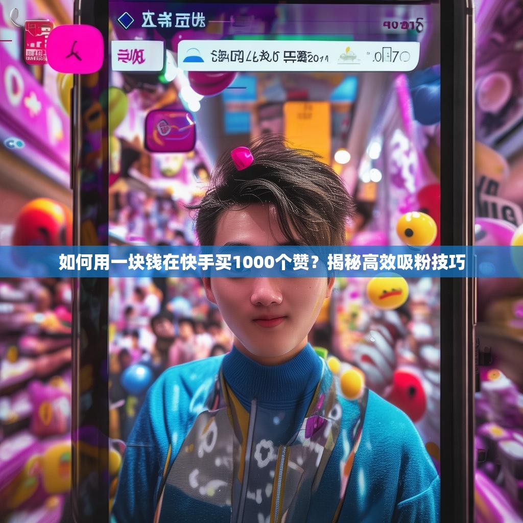 如何用一块钱在快手买1000个赞？揭秘高效吸粉技巧