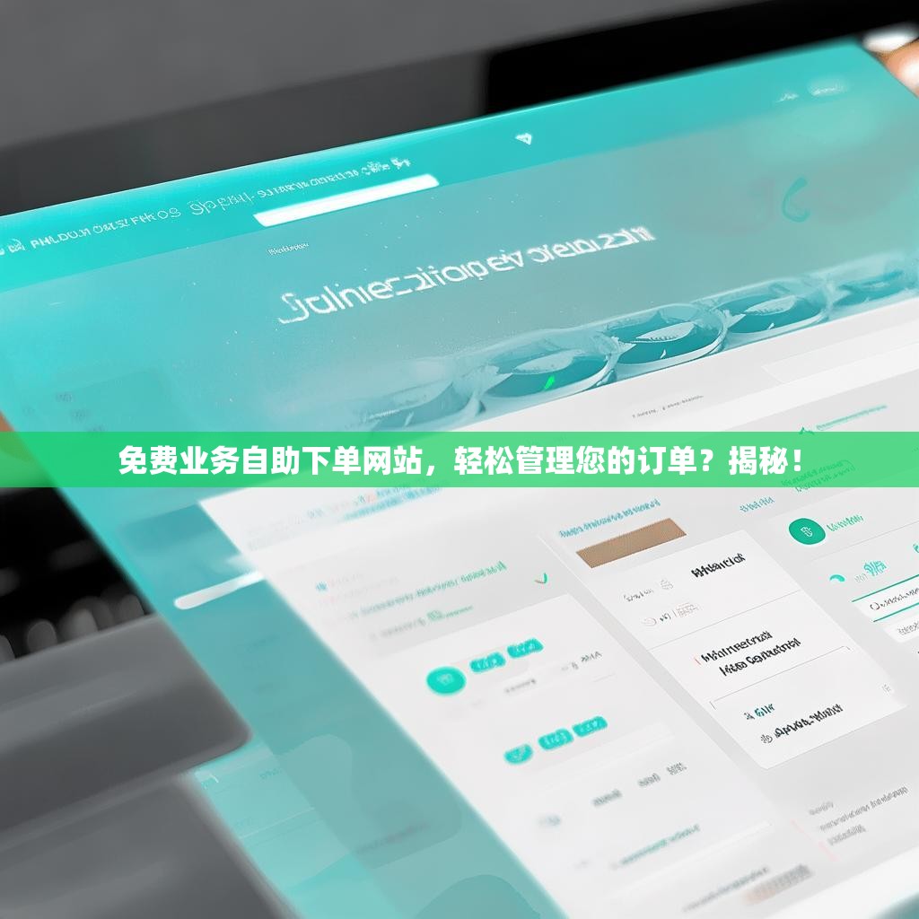 免费业务自助下单网站，轻松管理您的订单？揭秘！