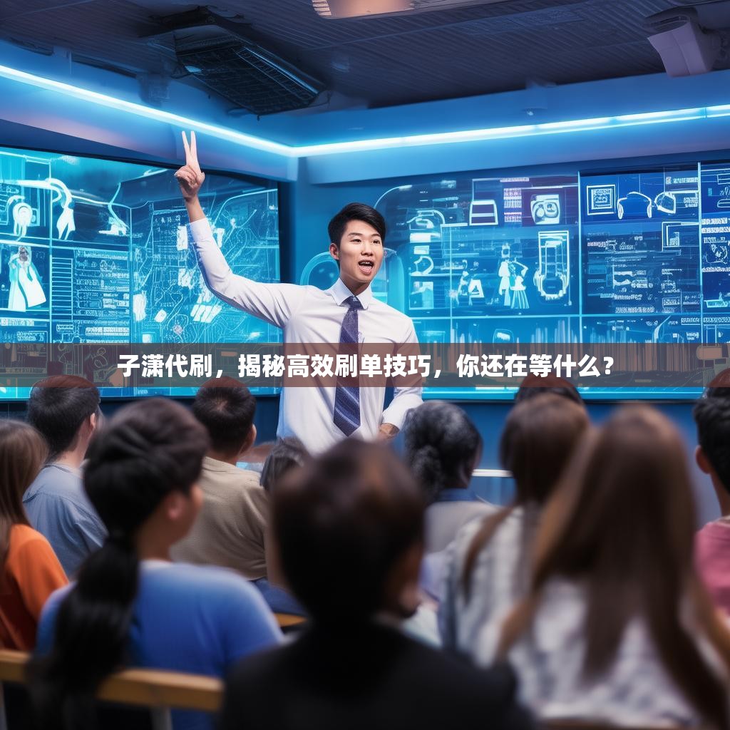 子潇代刷，揭秘高效刷单技巧，你还在等什么？