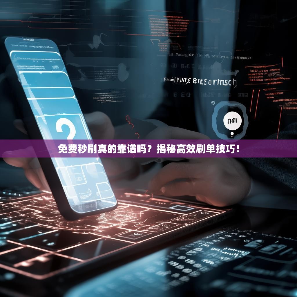 免费秒刷真的靠谱吗？揭秘高效刷单技巧！