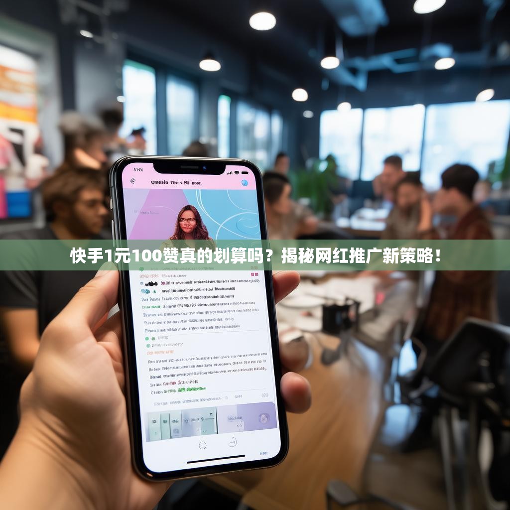 快手1元100赞真的划算吗？揭秘网红推广新策略！