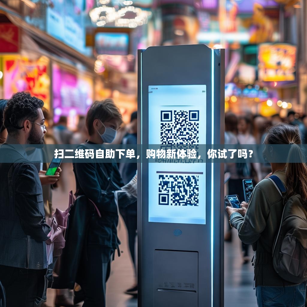 扫二维码自助下单，购物新体验，你试了吗？