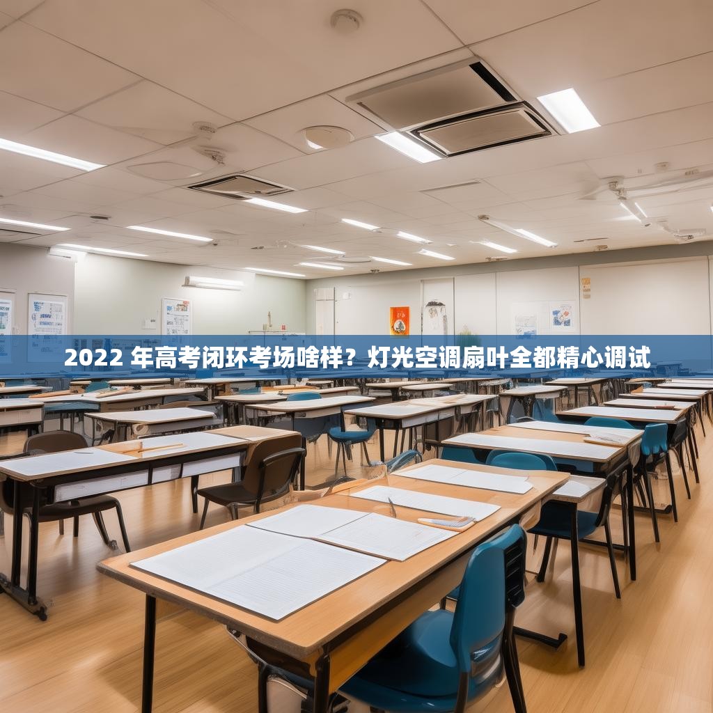 2022 年高考闭环考场啥样？灯光空调扇叶全都精心调试
