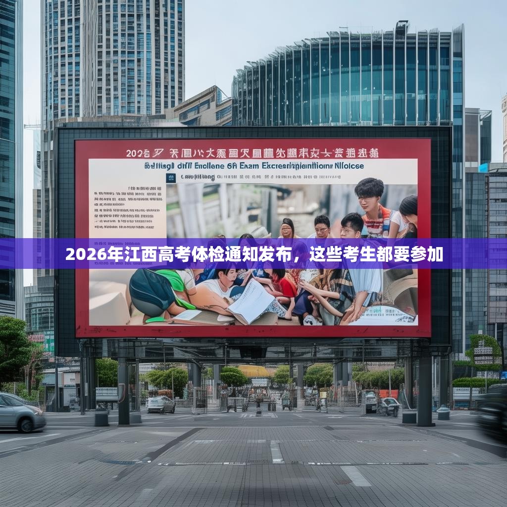 2026年江西高考体检通知发布，这些考生都要参加