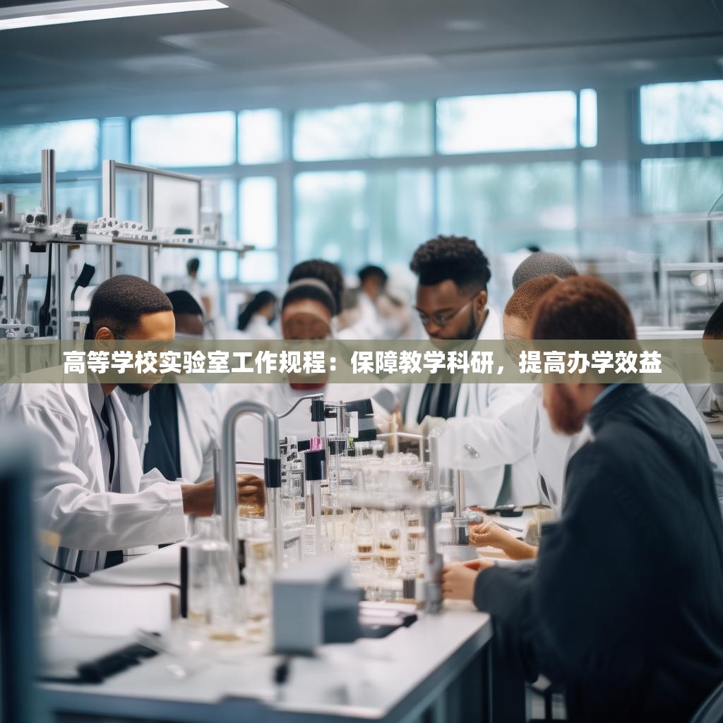 高等学校实验室工作规程：保障教学科研，提高办学效益