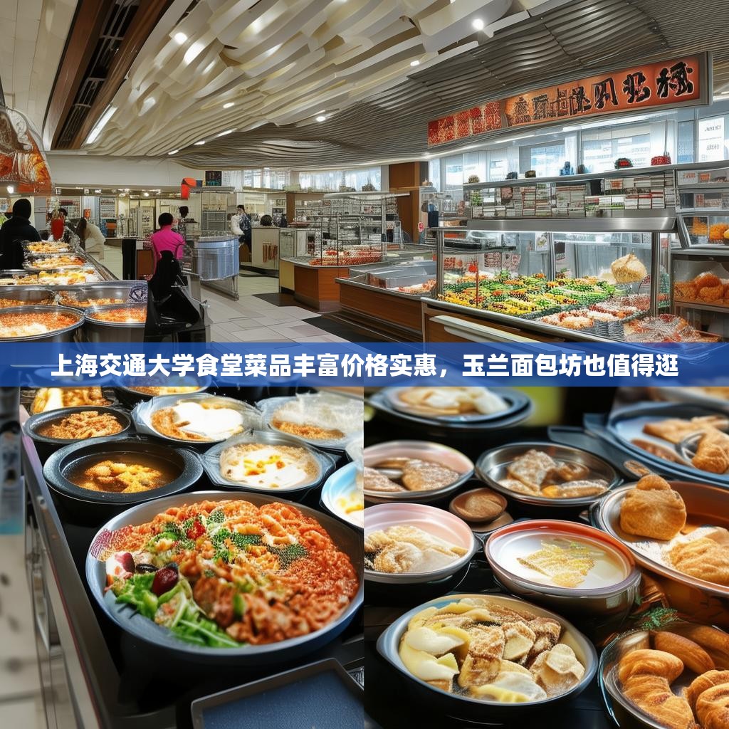 上海交通大学食堂菜品丰富价格实惠，玉兰面包坊也值得逛