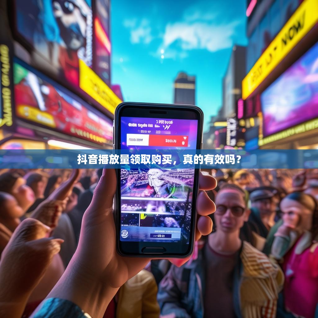 抖音播放量领取购买，真的有效吗？