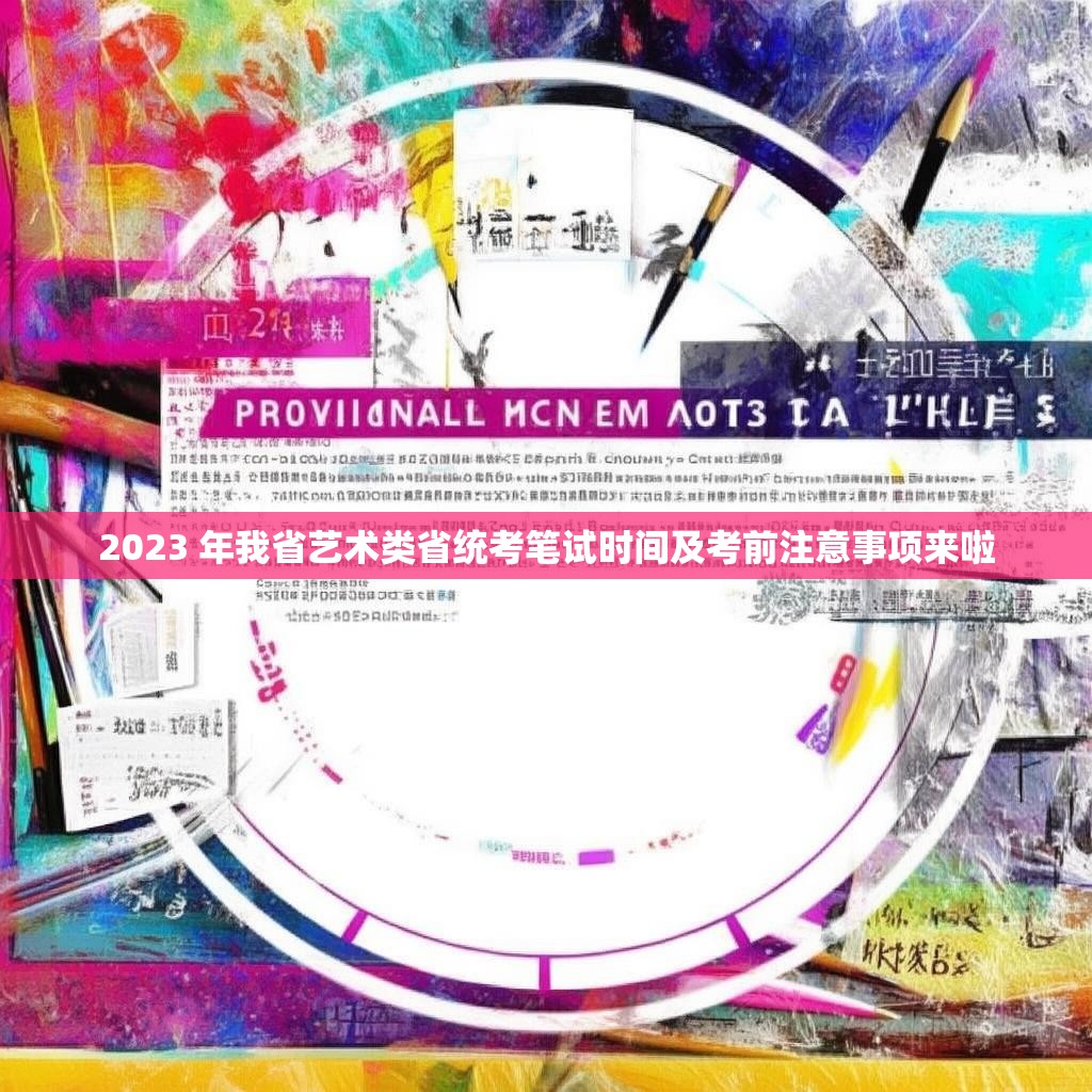 2023 年我省艺术类省统考笔试时间及考前注意事项来啦