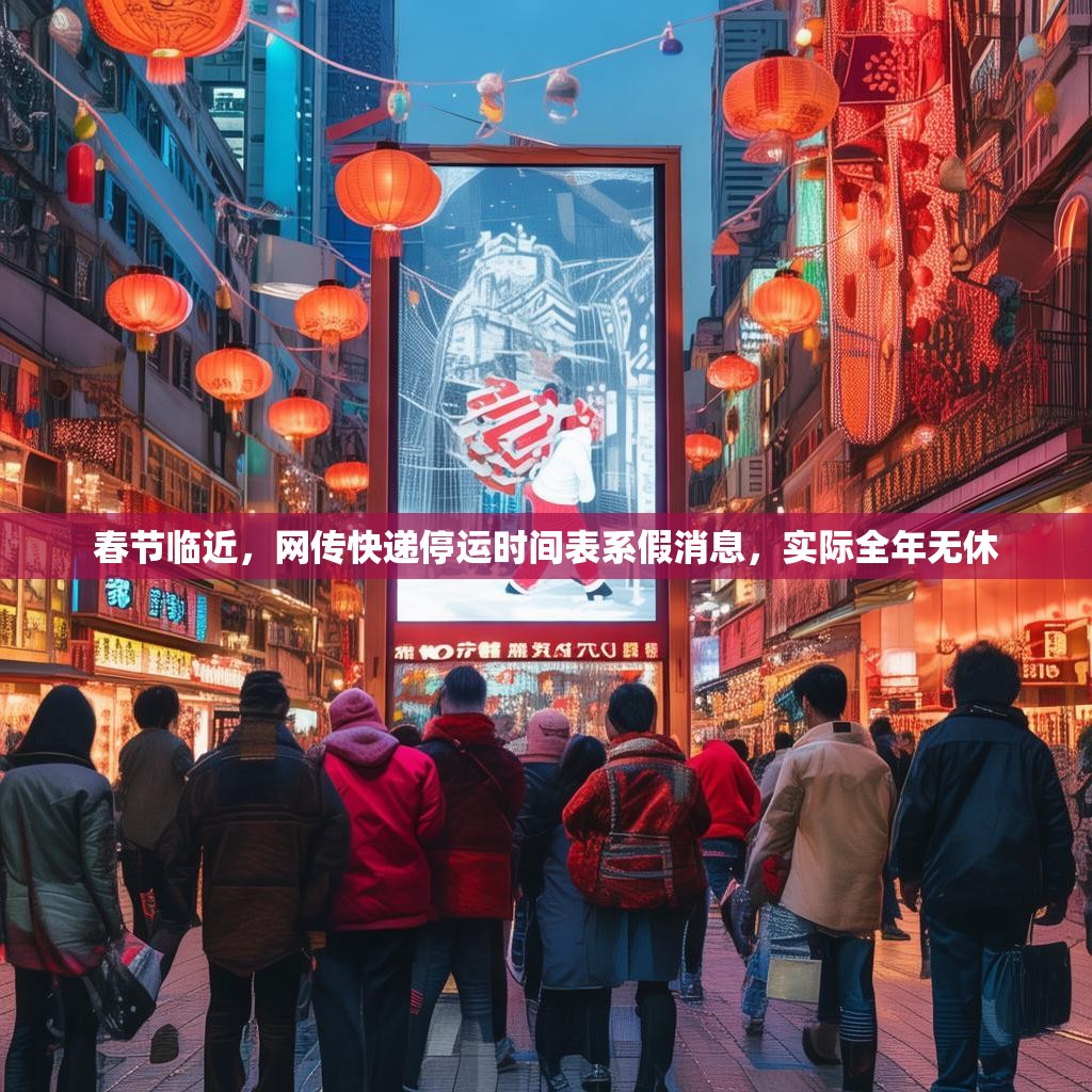春节临近，网传快递停运时间表系假消息，实际全年无休
