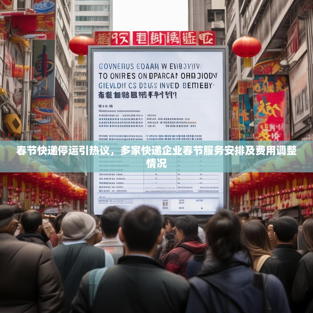 春节快递停运引热议，多家快递企业春节服务安排及费用调整情况