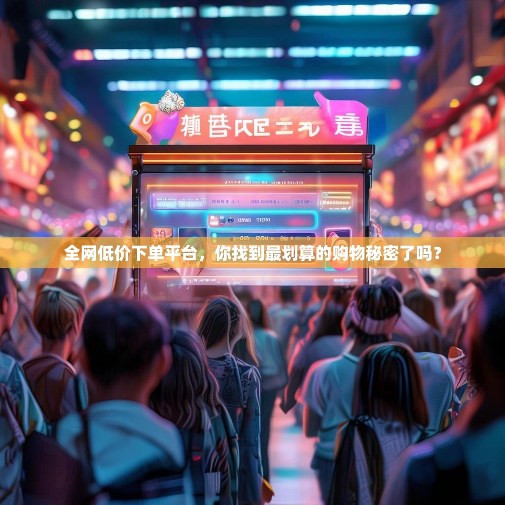 全网低价下单平台，你找到最划算的购物秘密了吗？