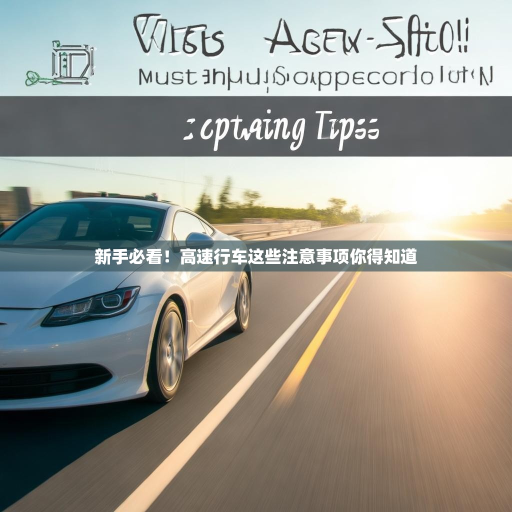 新手必看！高速行车这些注意事项你得知道