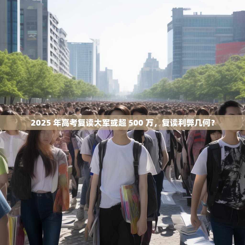2025 年高考复读大军或超 500 万，复读利弊几何？