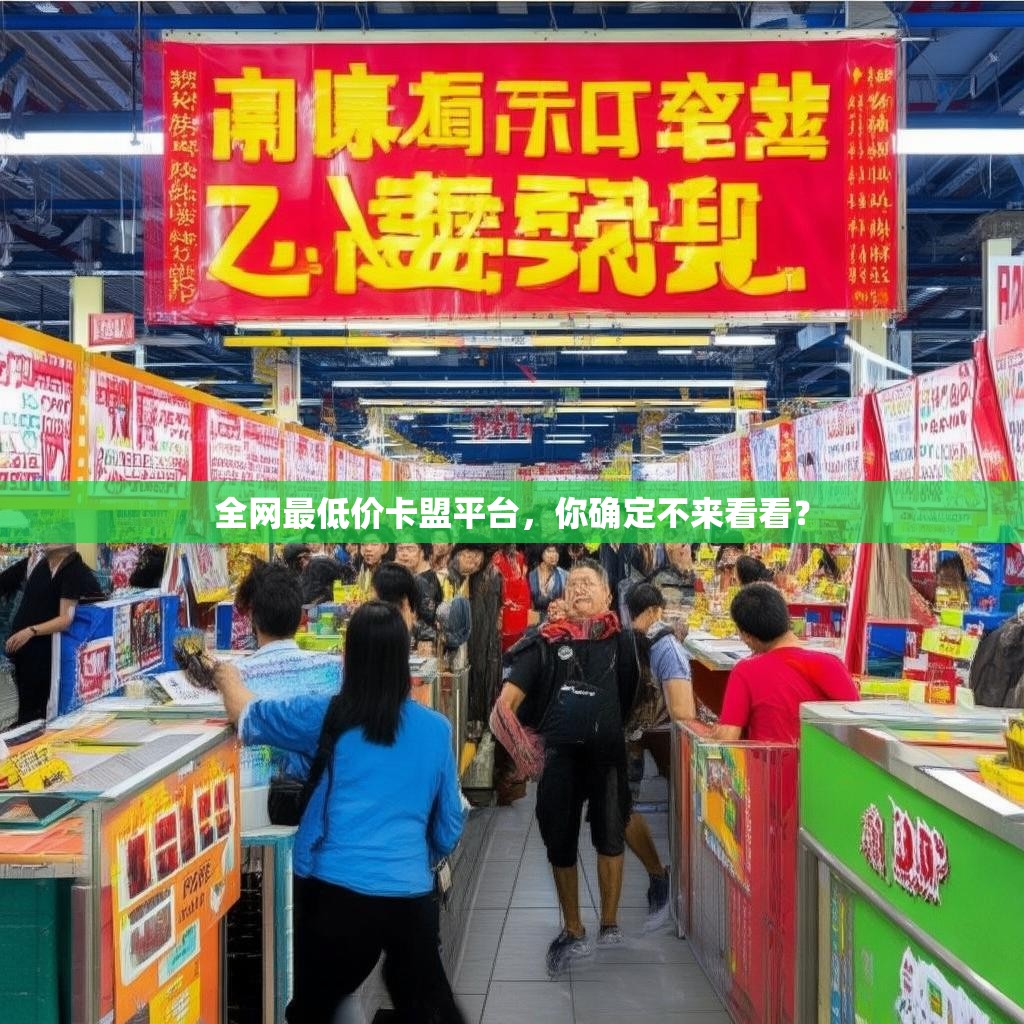 全网最低价卡盟平台，你确定不来看看？