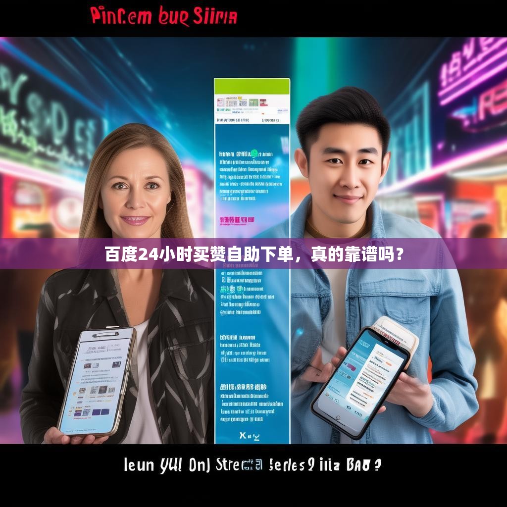 百度24小时买赞自助下单，真的靠谱吗？