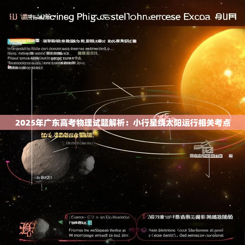 2025年广东高考物理试题解析：小行星绕太阳运行相关考点
