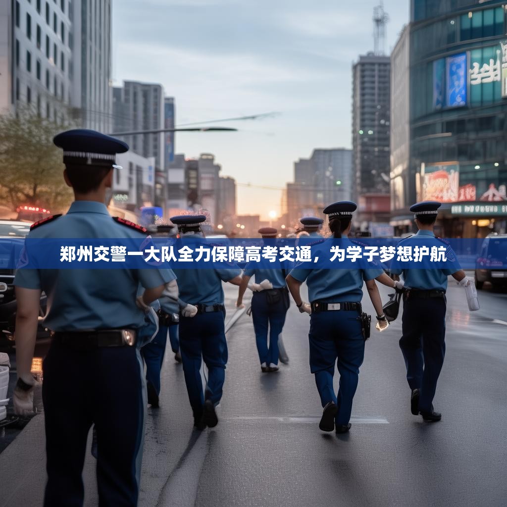 郑州交警一大队全力保障高考交通，为学子梦想护航