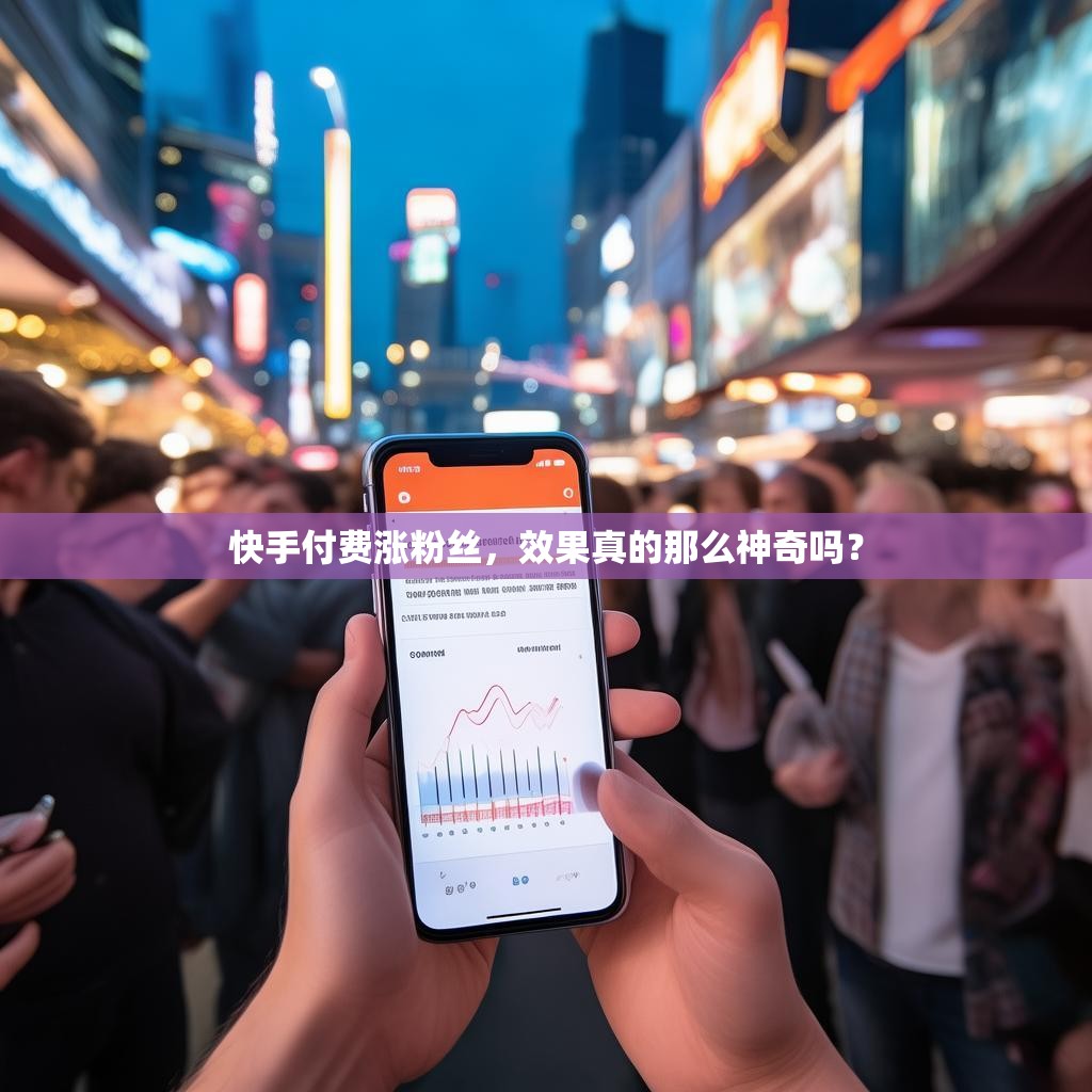 快手付费涨粉丝，效果真的那么神奇吗？