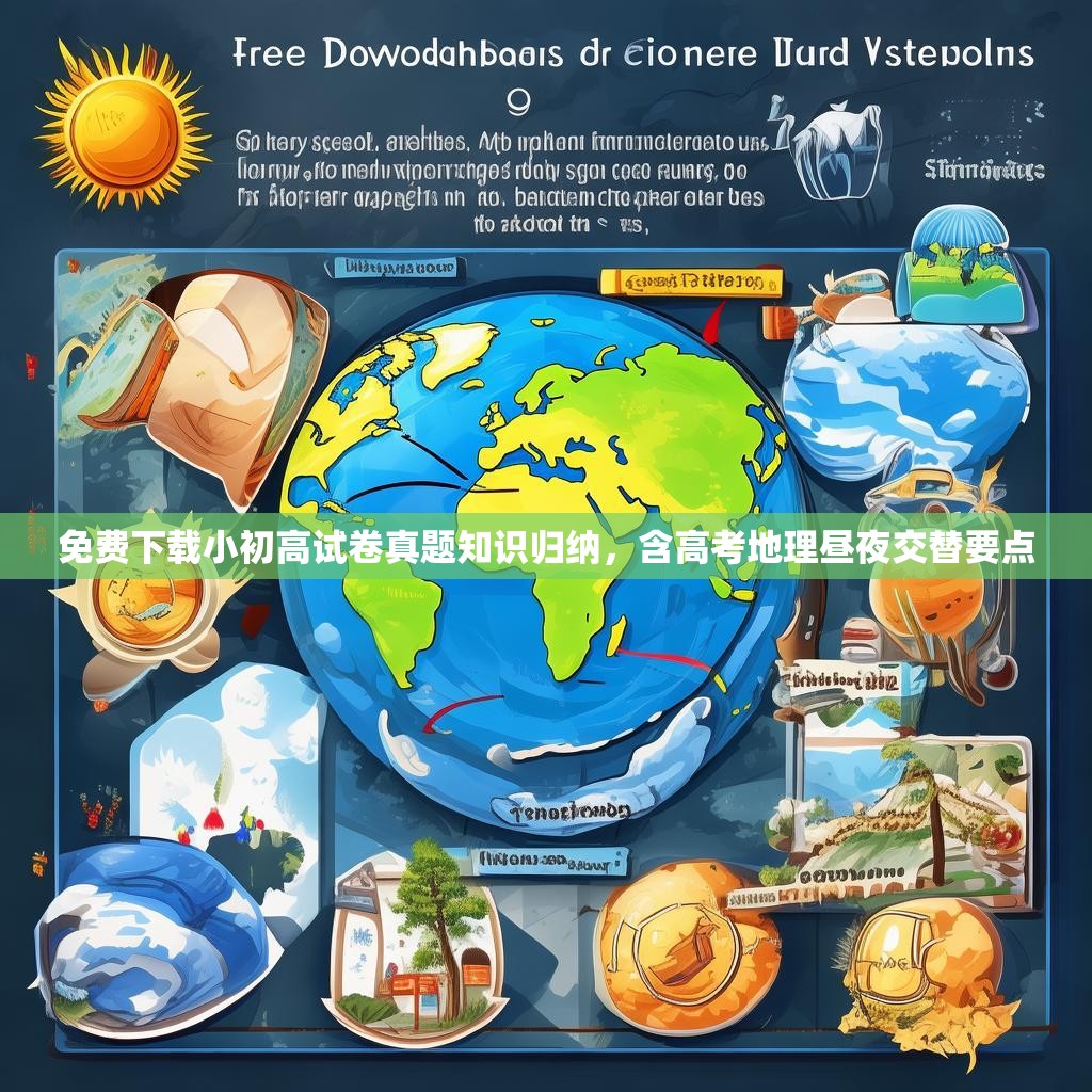 免费下载小初高试卷真题知识归纳，含高考地理昼夜交替要点