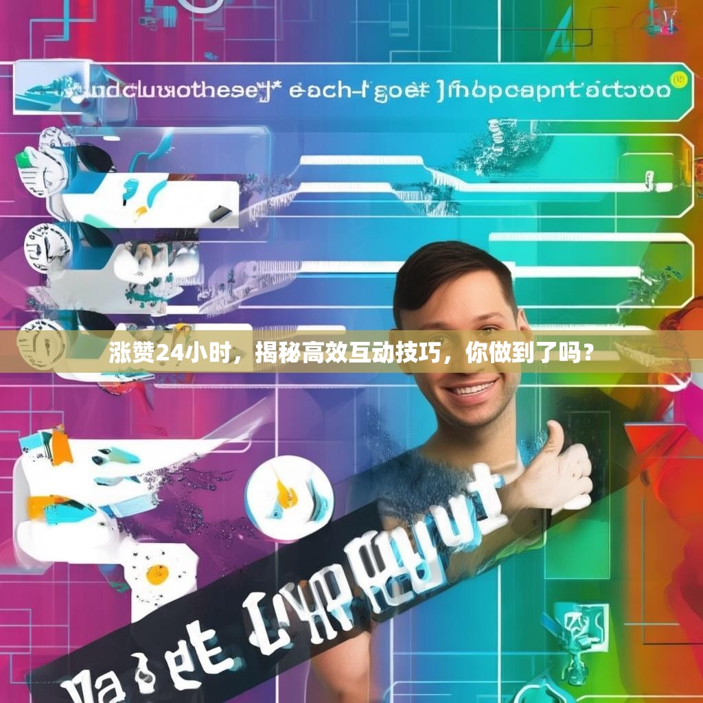 涨赞24小时，揭秘高效互动技巧，你做到了吗？