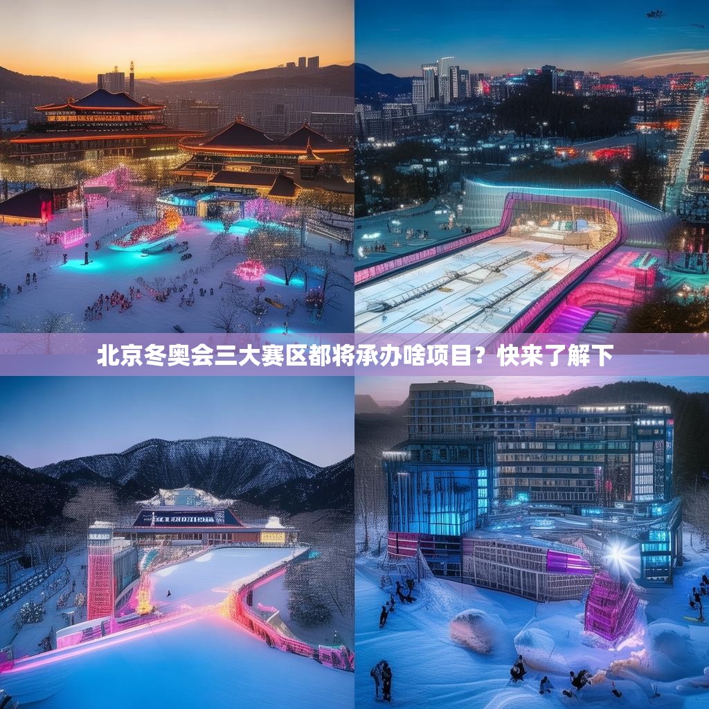 北京冬奥会三大赛区都将承办啥项目？快来了解下