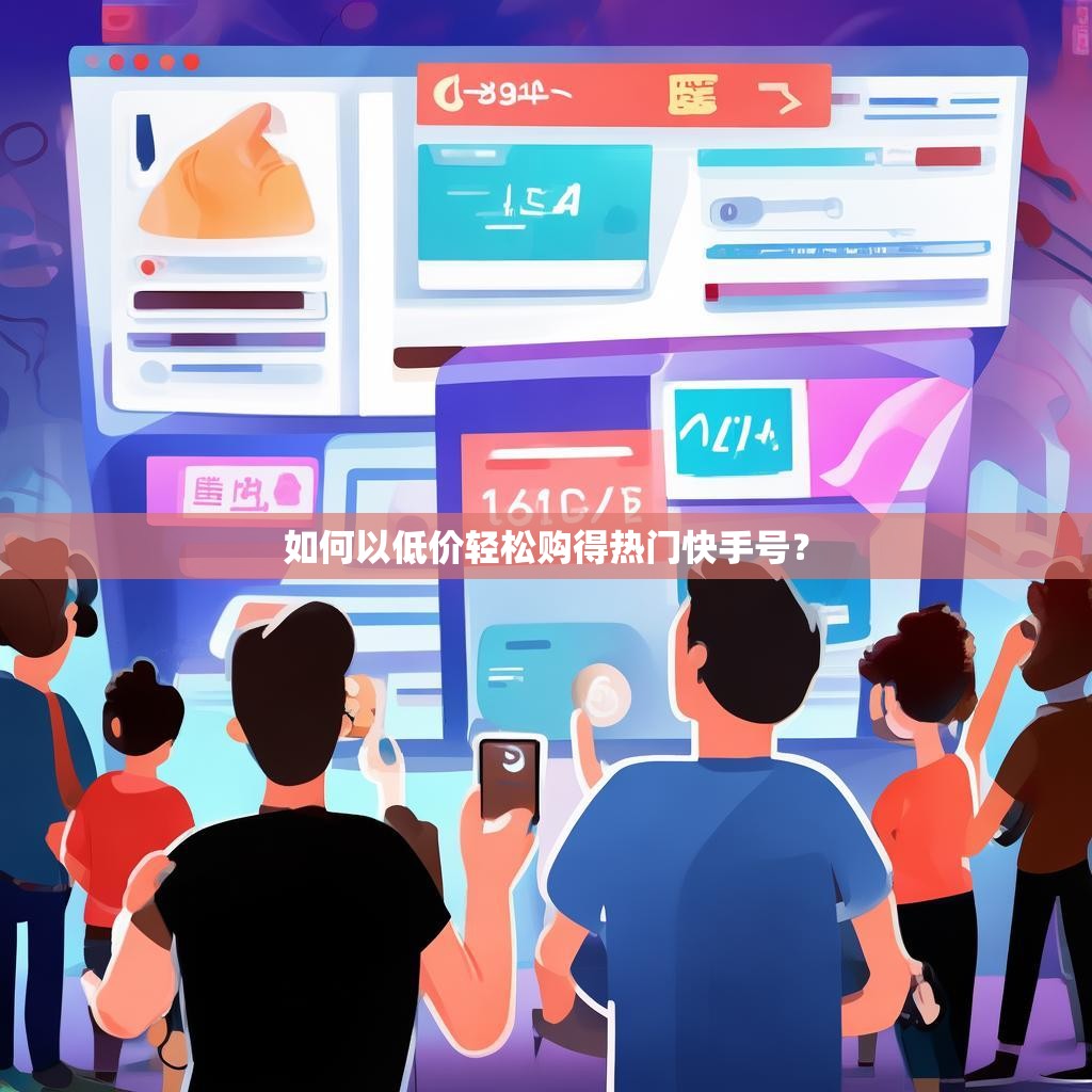 如何以低价轻松购得热门快手号？