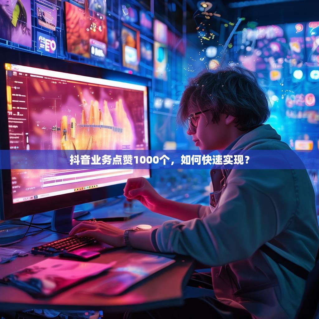 抖音业务点赞1000个，如何快速实现？