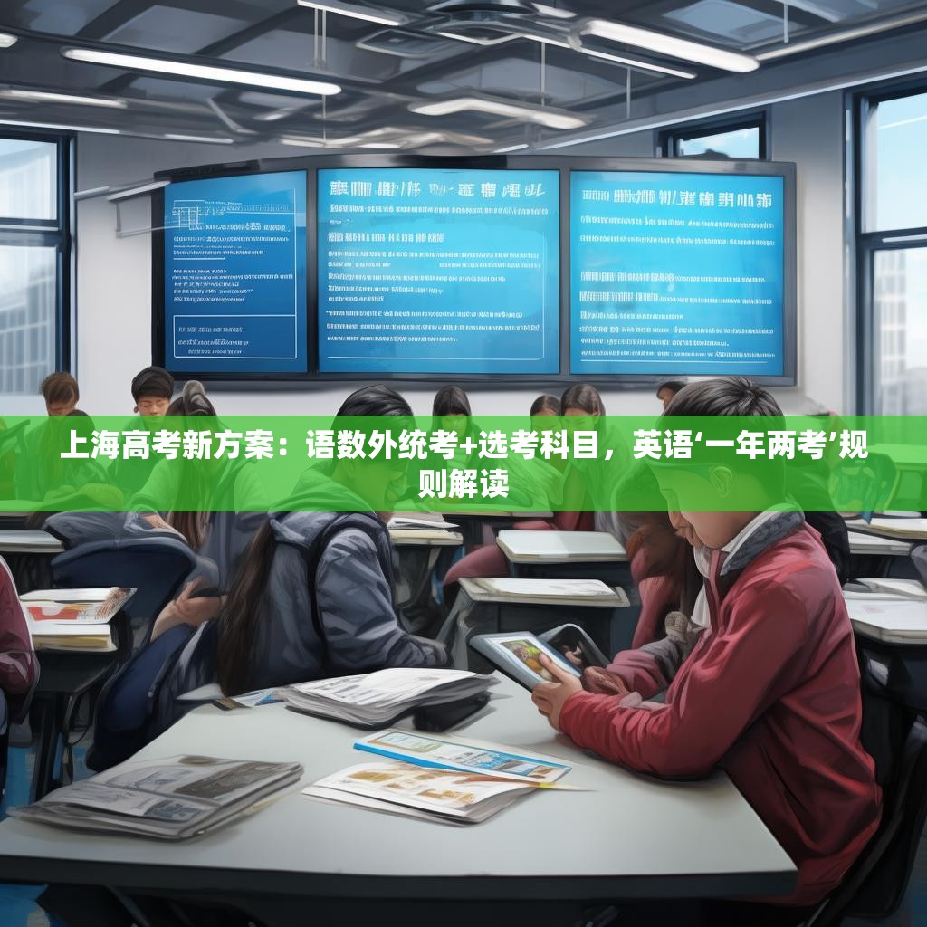 上海高考新方案:语数外统考+选考科目,英语‘一年两考’规则解读
