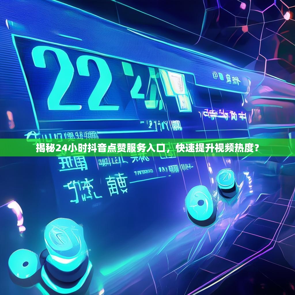 揭秘24小时抖音点赞服务入口,快速提升视频热度?