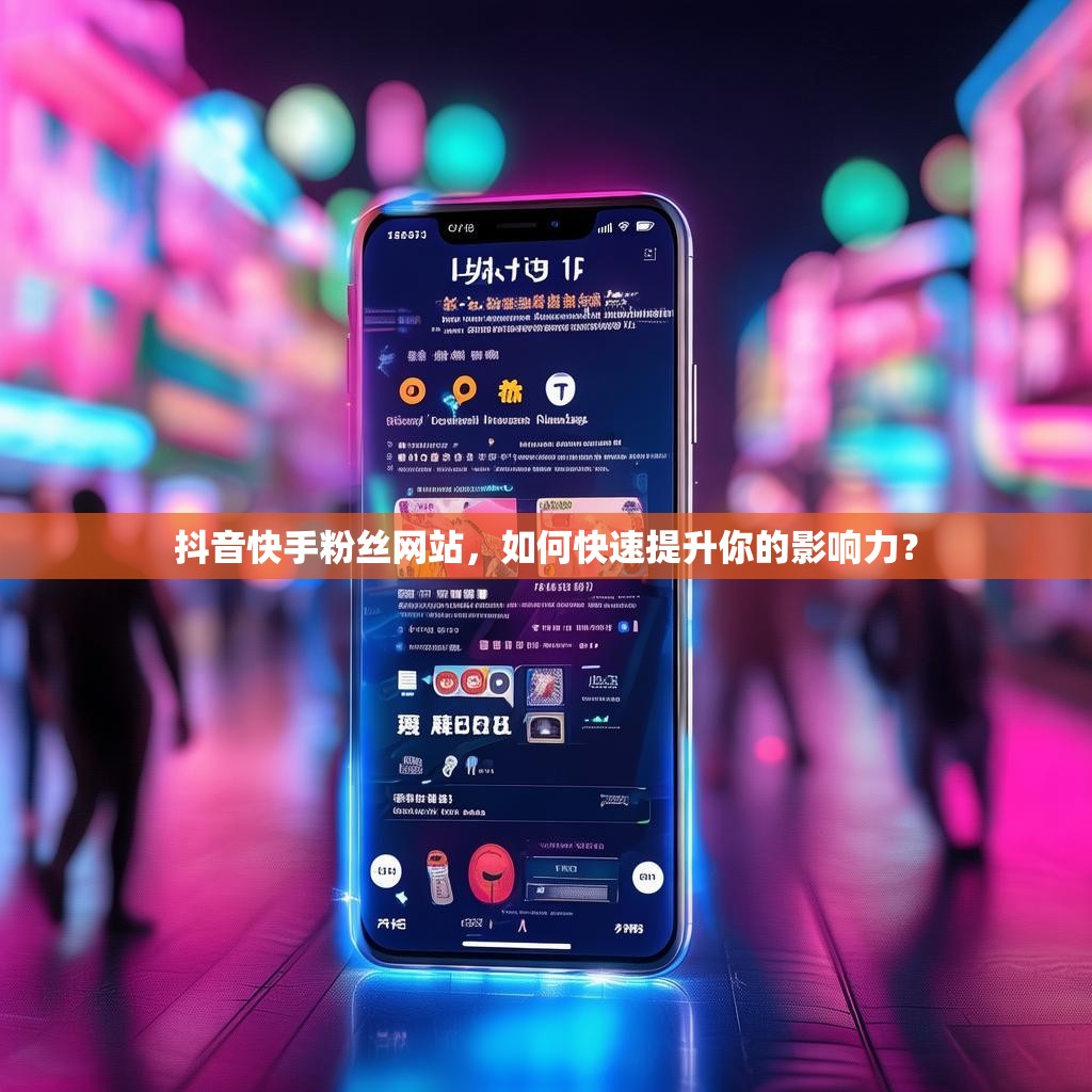 抖音快手粉丝网站,如何快速提升你的影响力?