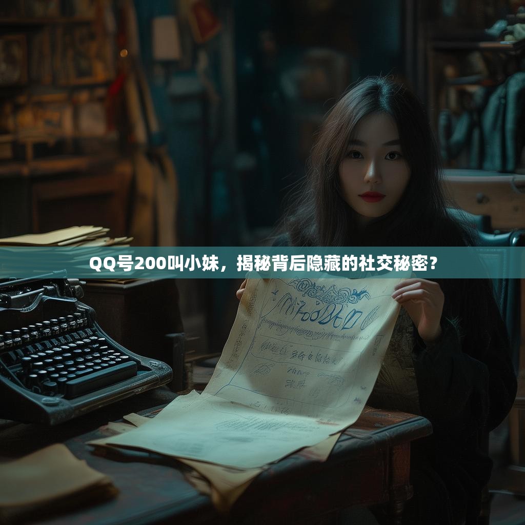 QQ号200叫小妹,揭秘背后隐藏的社交秘密?