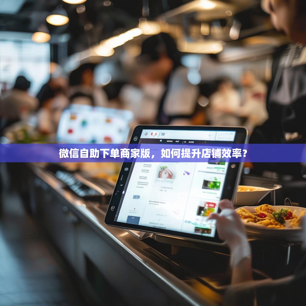 微信自助下单商家版，如何提升店铺效率？