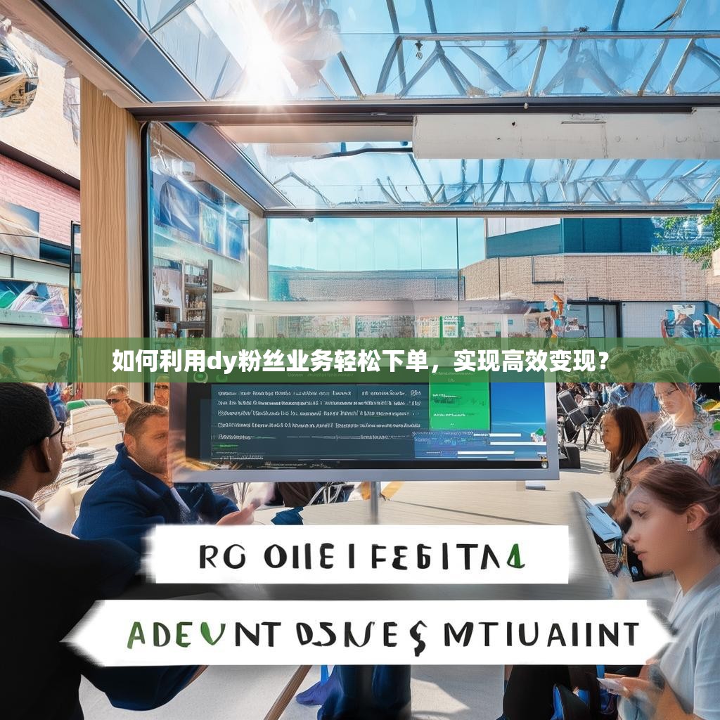 如何利用dy粉丝业务轻松下单，实现高效变现？