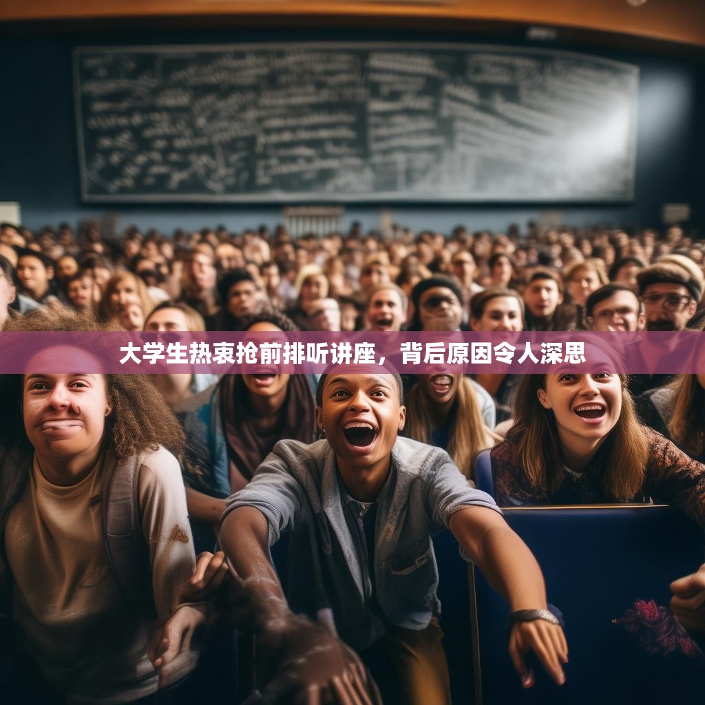 大学生热衷抢前排听讲座，背后原因令人深思