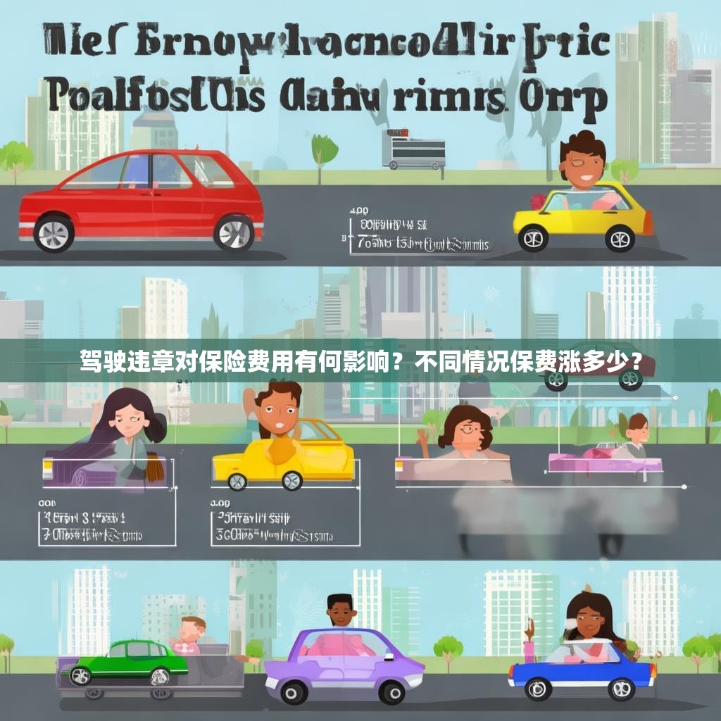驾驶违章对保险费用有何影响?不同情况保费涨多少?