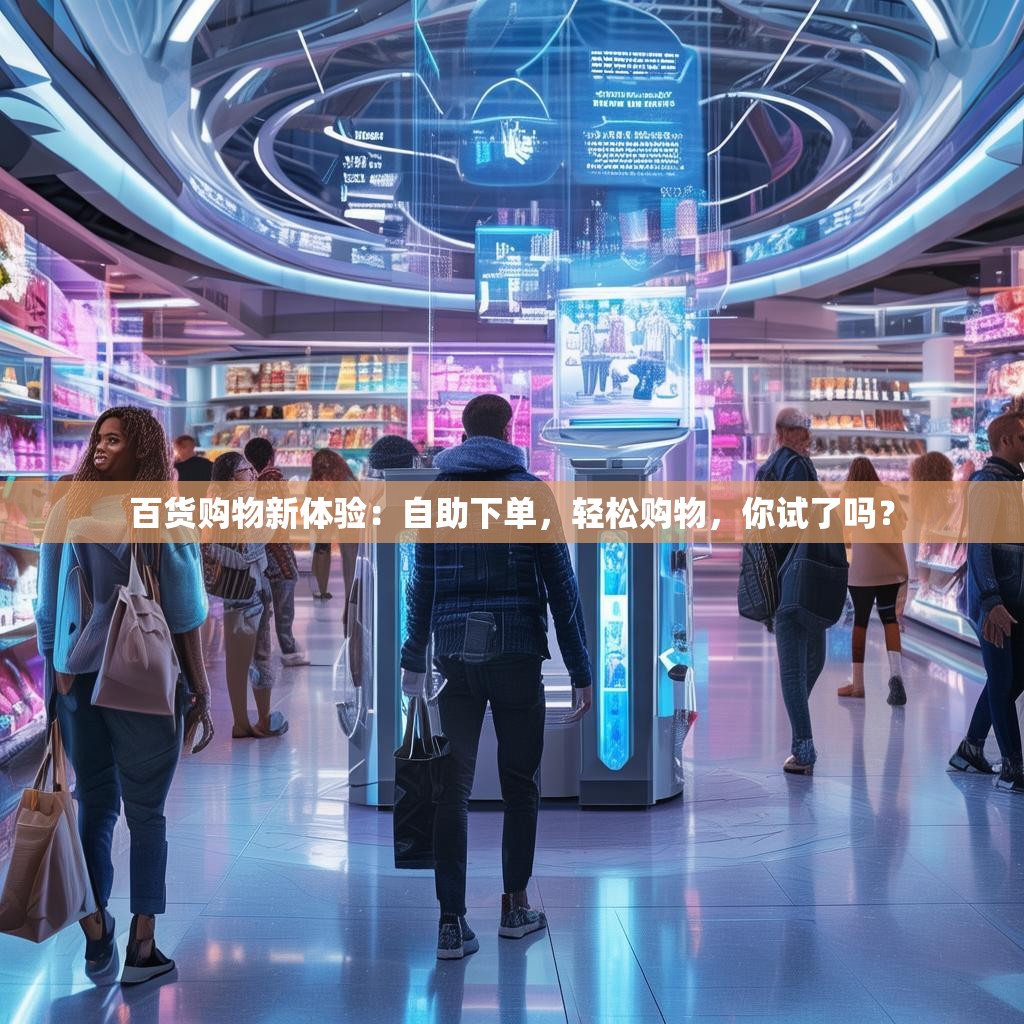 百货购物新体验：自助下单，轻松购物，你试了吗？