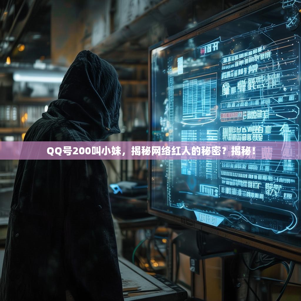 QQ号200叫小妹，揭秘网络红人的秘密？揭秘！