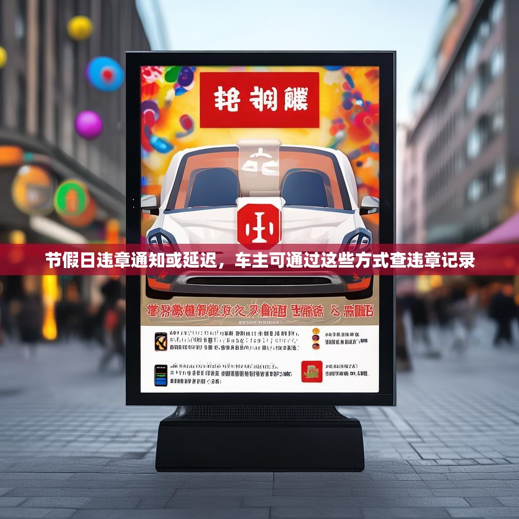 节假日违章通知或延迟，车主可通过这些方式查违章记录