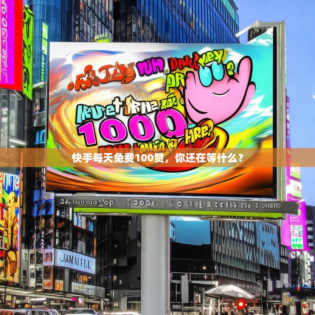 快手每天免费100赞,你还在等什么?