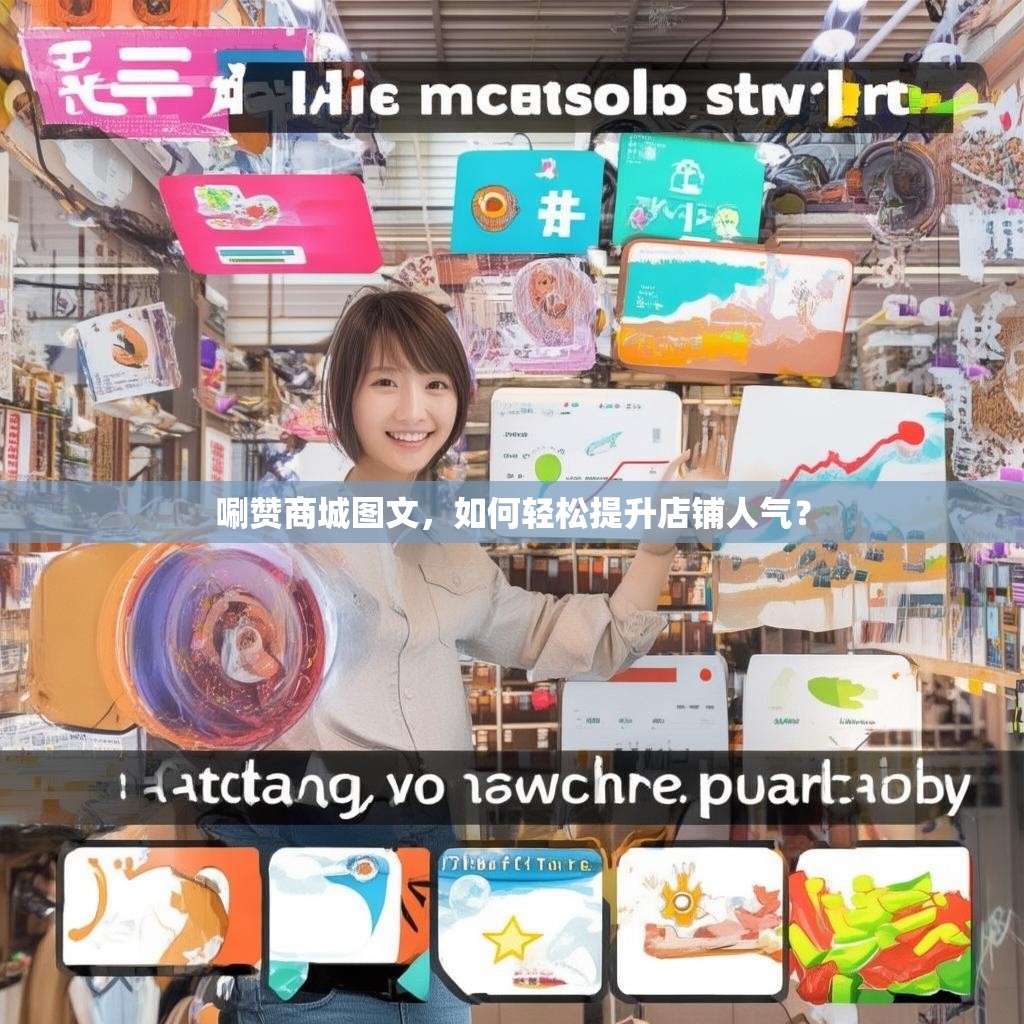 唰赞商城图文,如何轻松提升店铺人气?