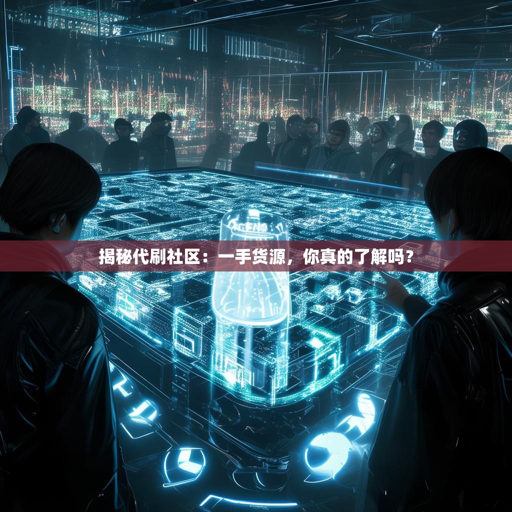 揭秘代刷社区：一手货源，你真的了解吗？