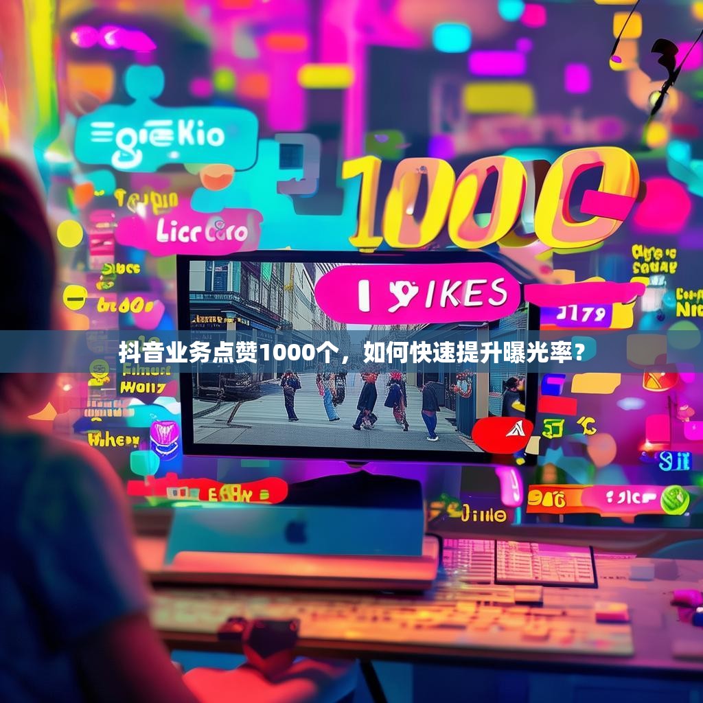 抖音业务点赞1000个，如何快速提升曝光率？