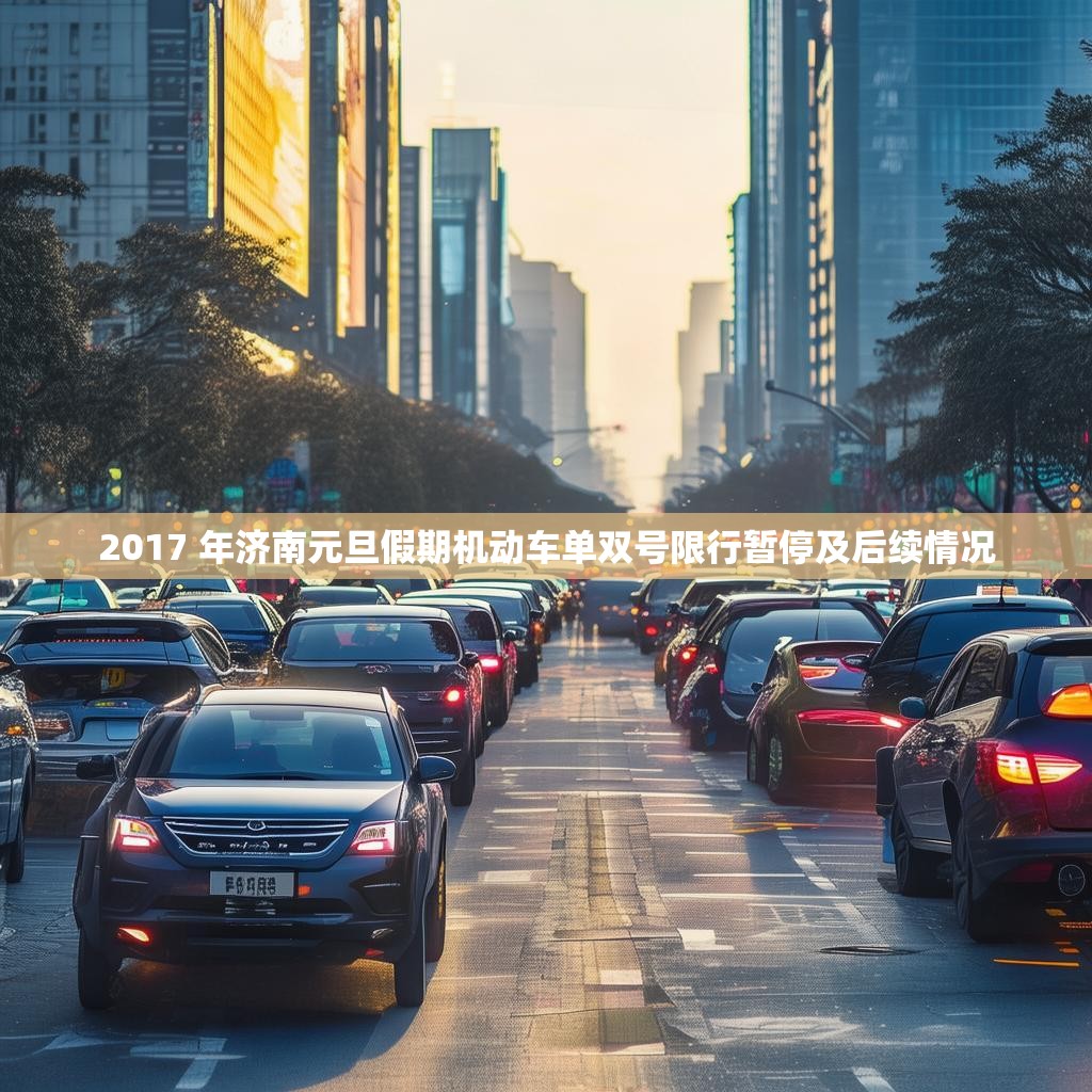 2017 年济南元旦假期机动车单双号限行暂停及后续情况