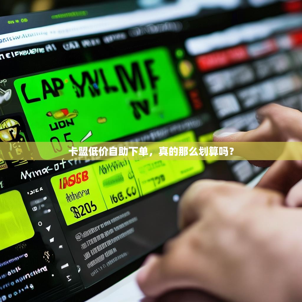 卡盟低价自助下单，真的那么划算吗？