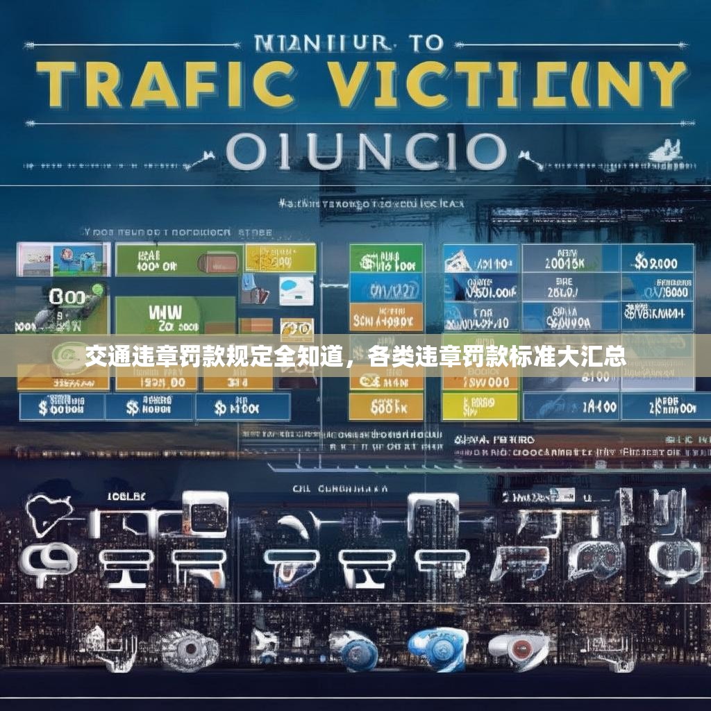交通违章罚款规定全知道，各类违章罚款标准大汇总