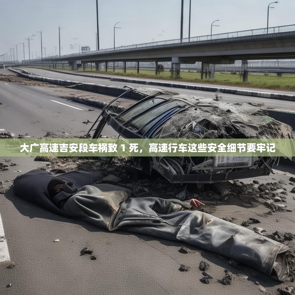 大广高速吉安段车祸致 1 死，高速行车这些安全细节要牢记